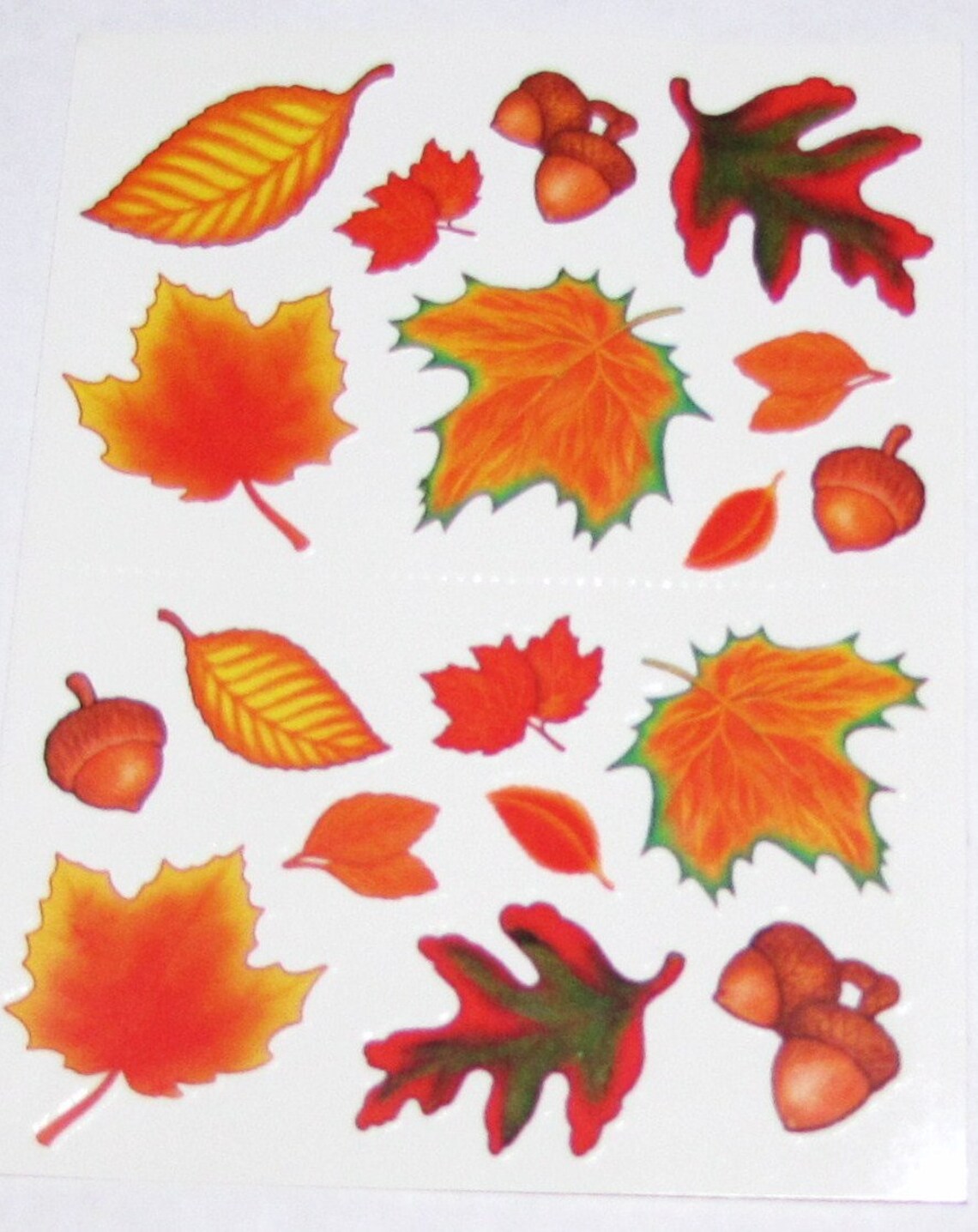 Fall Leaves Stickers Autumn Stickers Leaves Stickers Etsy