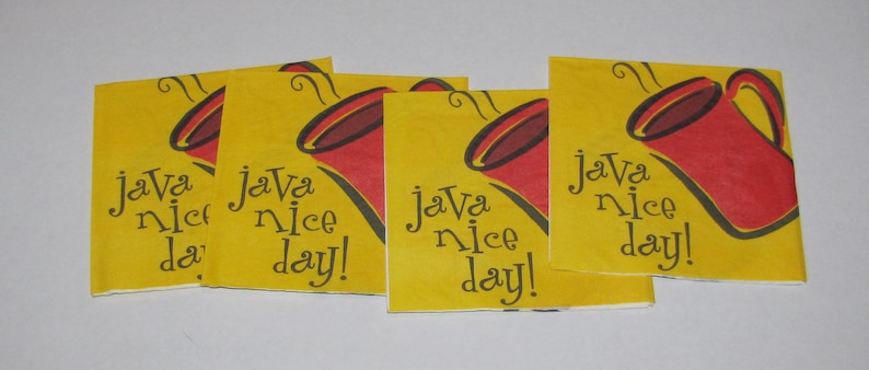 Luncheon Napkins or Beverage Napkins for decoupage 4x Drink Up