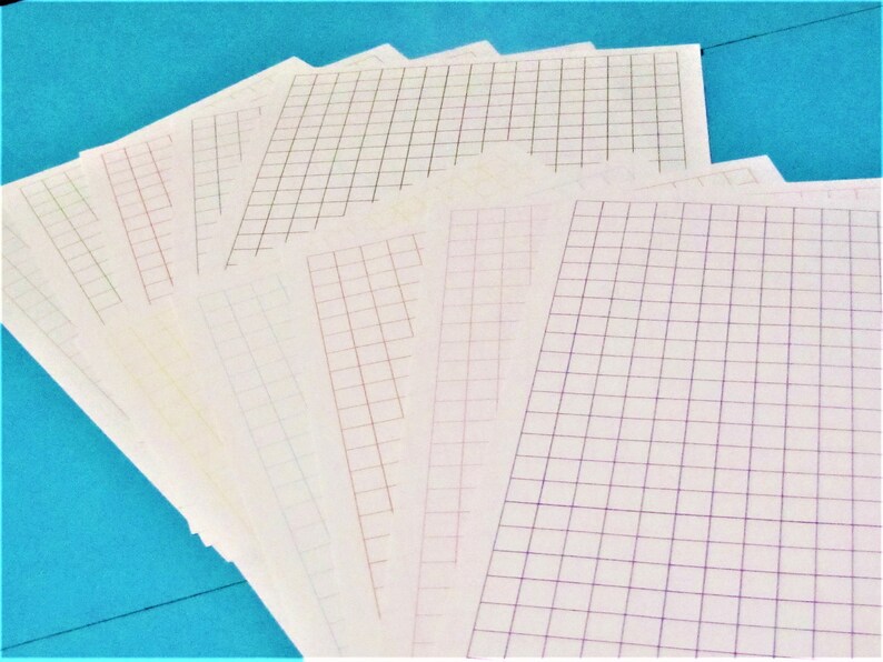 1/2 Inch Graph Paper Printable, Color Graph Pages, Download PDF Files ...