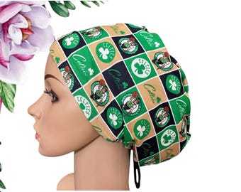 Boston Celtics Scrub Hat/Soft & Stretchy Surgical hat