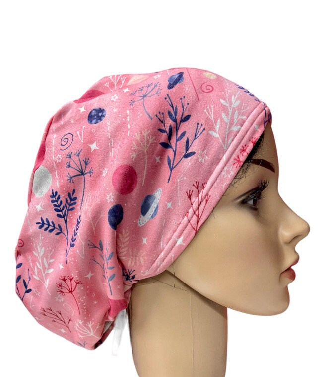 Pink Galaxy Scrub Cap: Soft and Stretchy Nurse Surgical Hat - Etsy