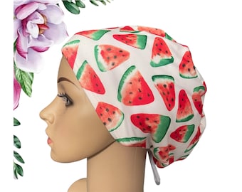 Watermelon Scrub Cap/Fruit Soft & Stretchy Surgical hat