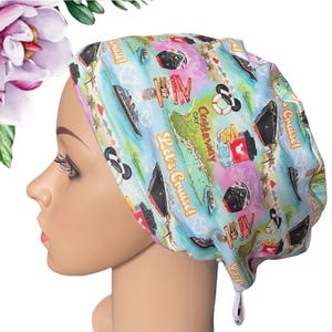 Let’s Cruise Scrub Cap/Summer Fun Soft & Stretchy Surgical hat