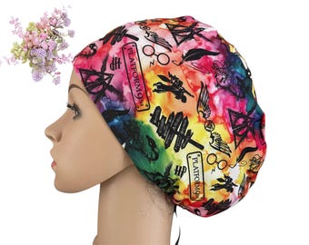HP Wizarding World Scrub Cap: Soft, Stretchy, Adjustable - Euro/Unisex Style