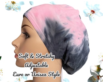 Tie Dye Scrub Cap: Soft Stretchy Nurse Surgical Hat