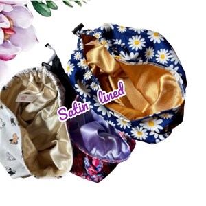 Watercolor Floral Scrub Cap: Soft Stretchy Nurse Hat image 6