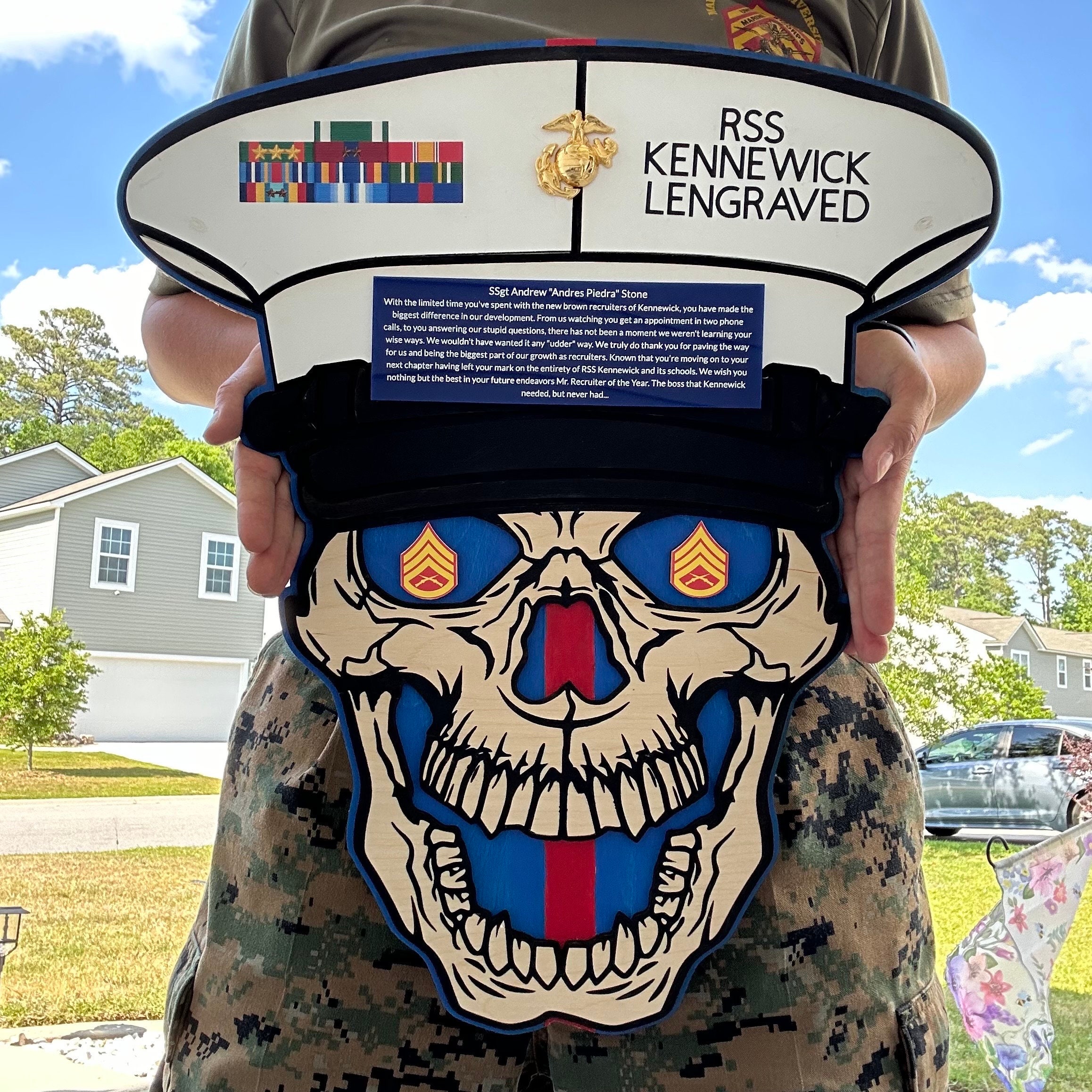 Personalized usmc marine corps marine corps plaque marine going