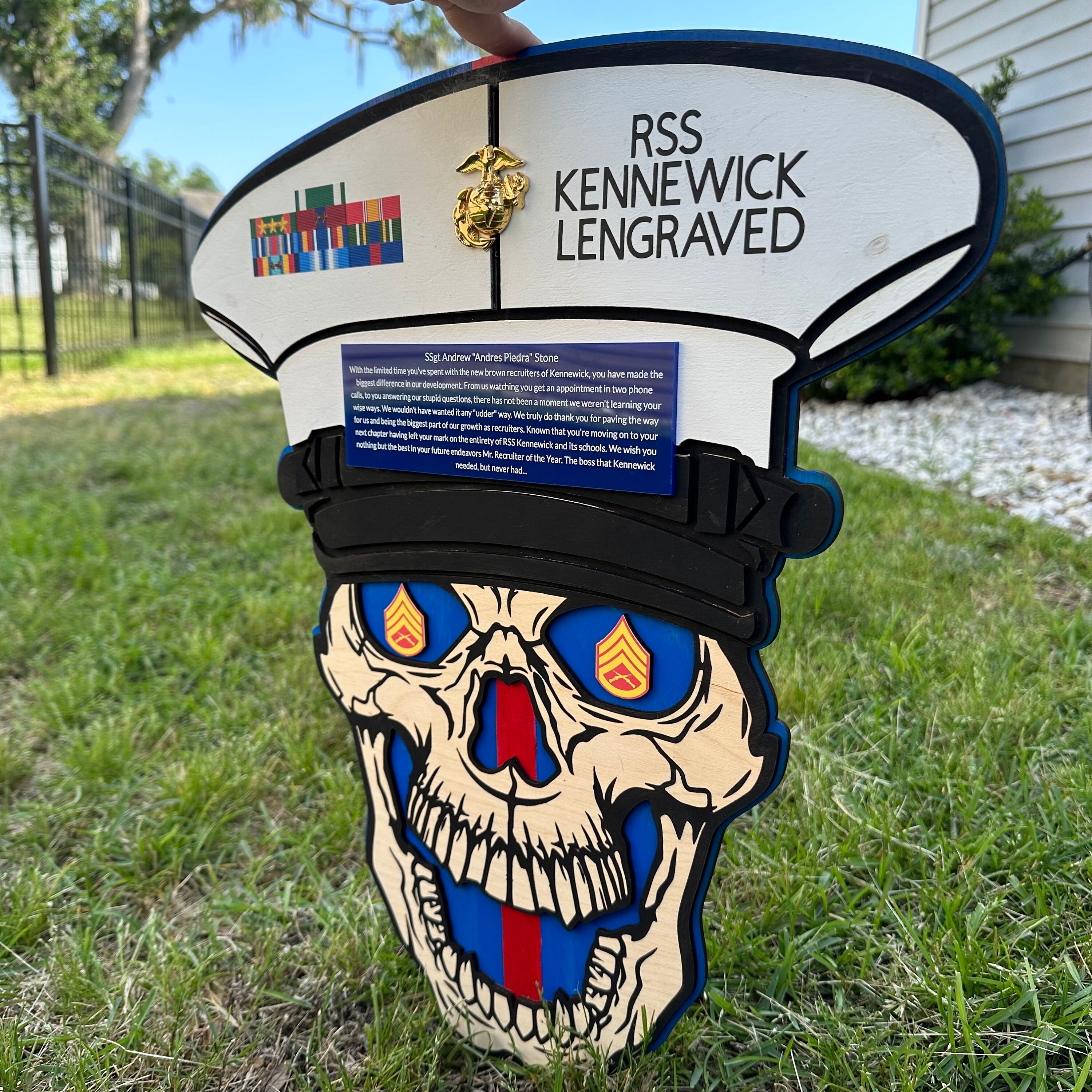 Personalized usmc marine corps marine corps plaque marine going