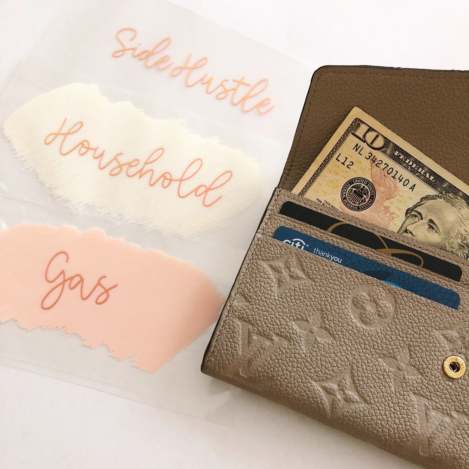 Clear Personalized Cash Envelopes Set of 4 Money Envelopes Etsy