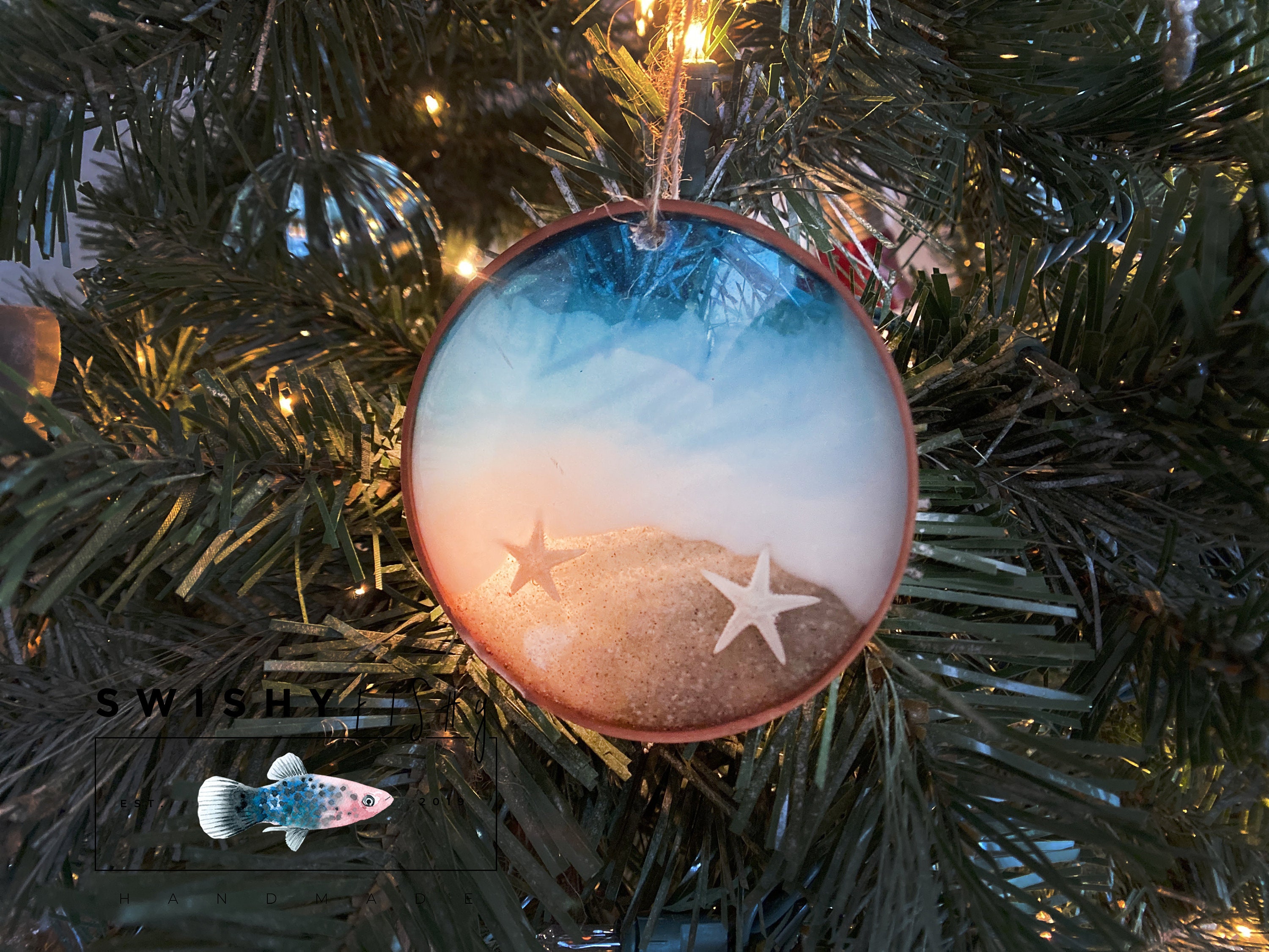 Memorial Ornament Ashes in Sand Ornament Etsy