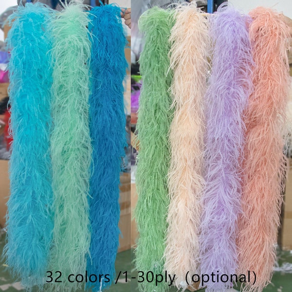 Ostrich Feather Boas - Etsy UK