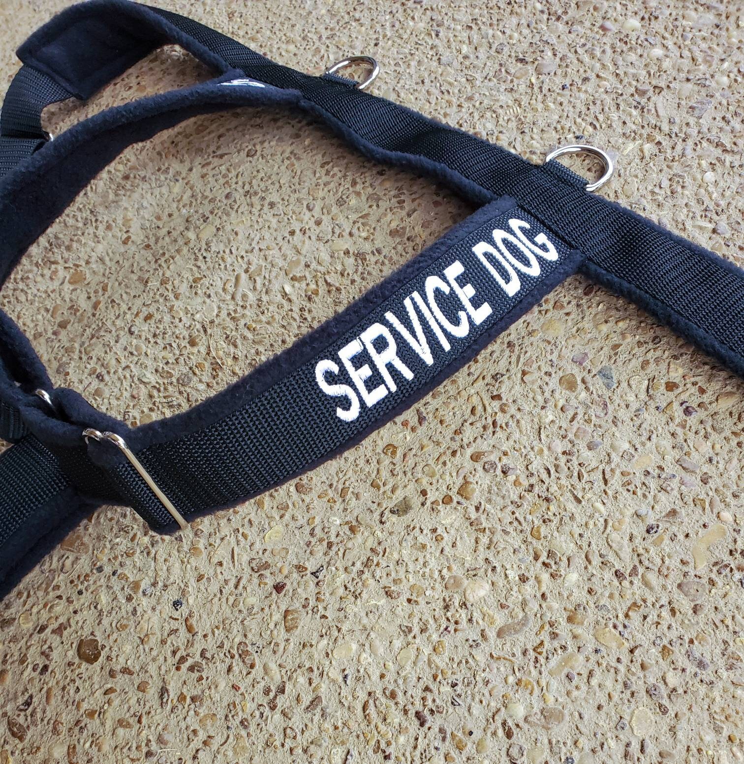 Y Front Service Dog Harness With Embroidery Etsy