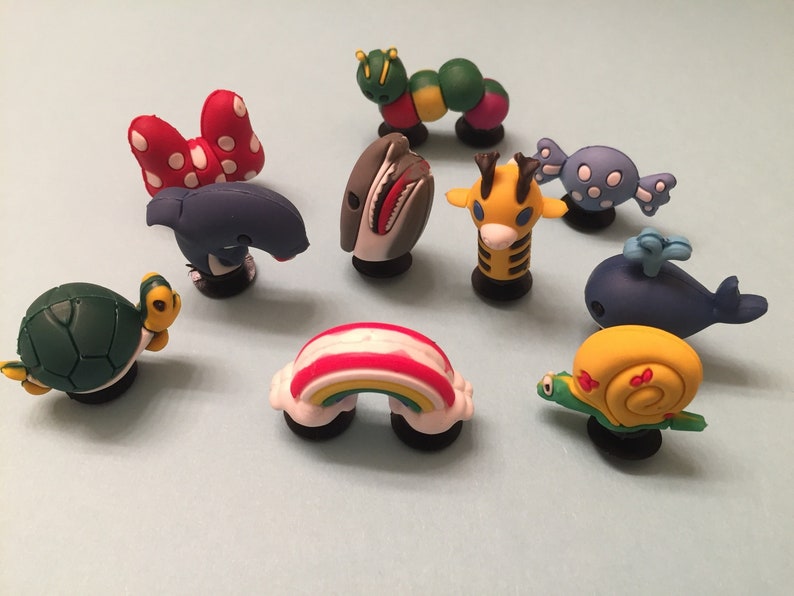 3D Shoe charms for you Crocs / Silicone Bracelet Dolphin Etsy