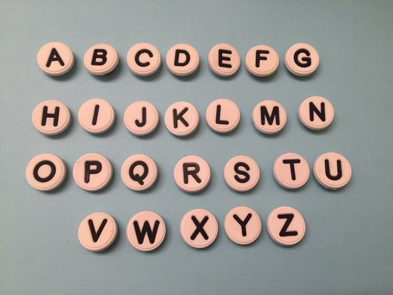 croc pins letters