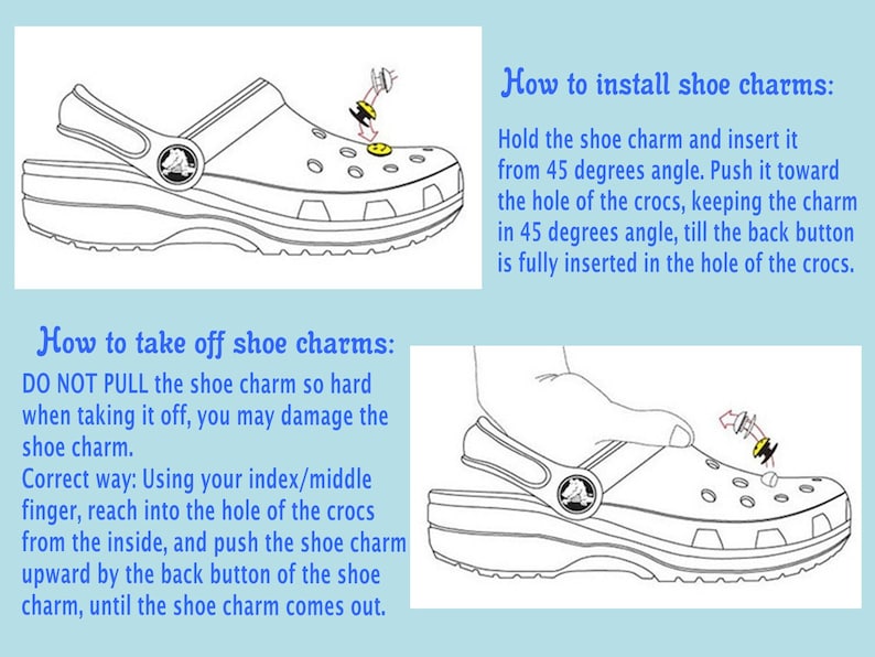 Back Buttons for Crocs Shoe Charms - Etsy