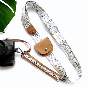 Sling Camera Strap: Cross Body, Adjustable, Vegan, boho style, DSLR Accessory image 5