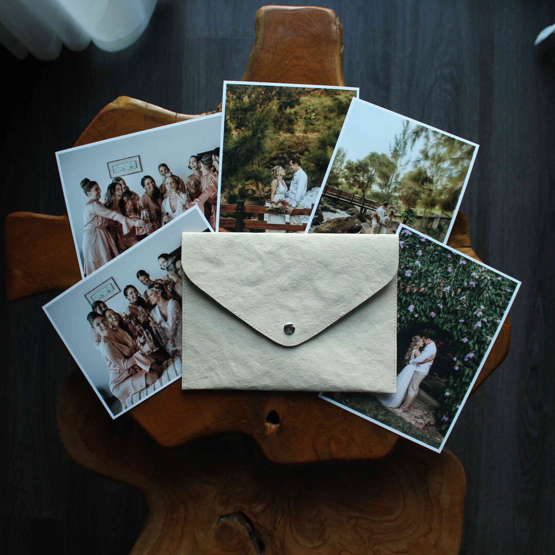 Personalized Envelopes for Photos 6 '' X 8 '' 15 X 21 Cm Made of Vegan
