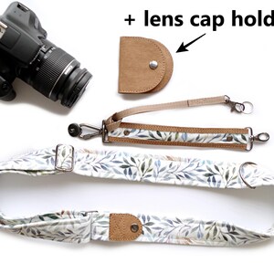 Sling Camera Strap: Cross Body, Adjustable, Vegan, boho style, DSLR Accessory image 7