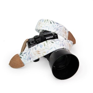 Alça para câmera: couro vegano, estilo boho, acessório para câmera DSLR
