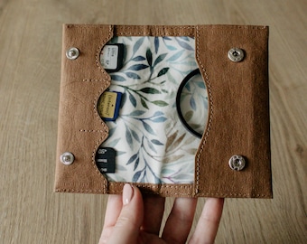 Personalized case for memory cards, case for SD-cards, personalized holder for CF-cards