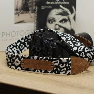 Personalized camera strap, camera strap with engraving for all SLR- and DSLR- cameras