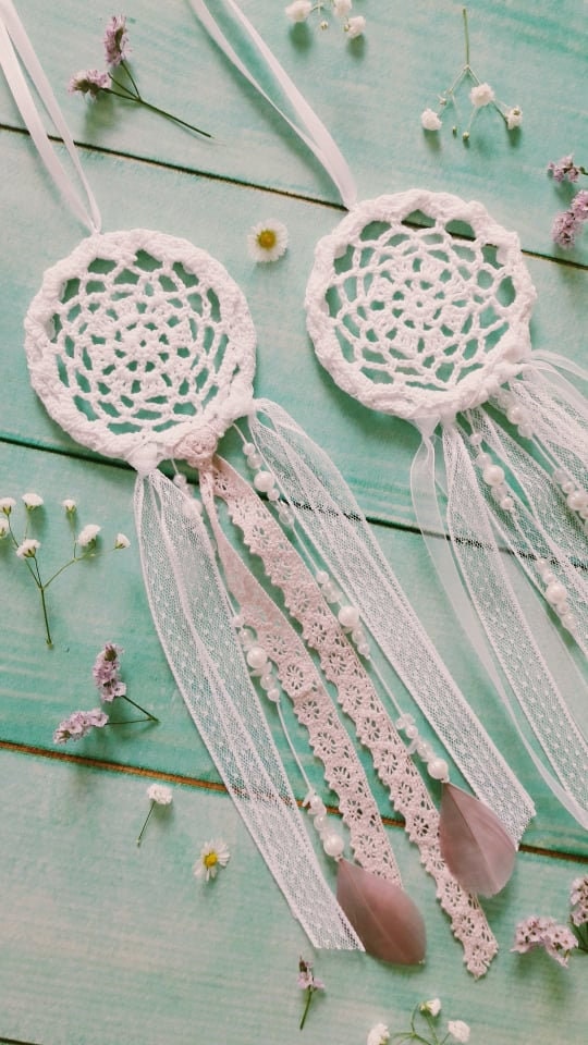 Dream Catcher Wedding Favors, Bohemian Wall Hanging, Custom Baby Shower