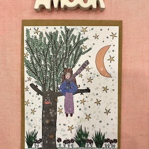 Carte postale moon