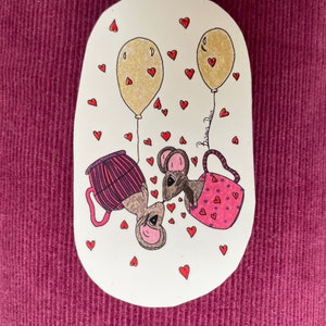Pegatina del día de San Valentín
