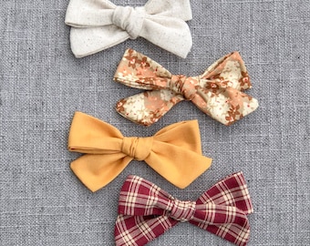 Fall Bows Set of 4