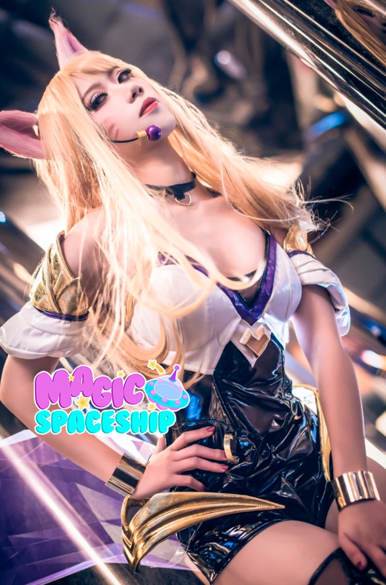 Kda Ahri League Of Legends Cosplay Costume Etsy