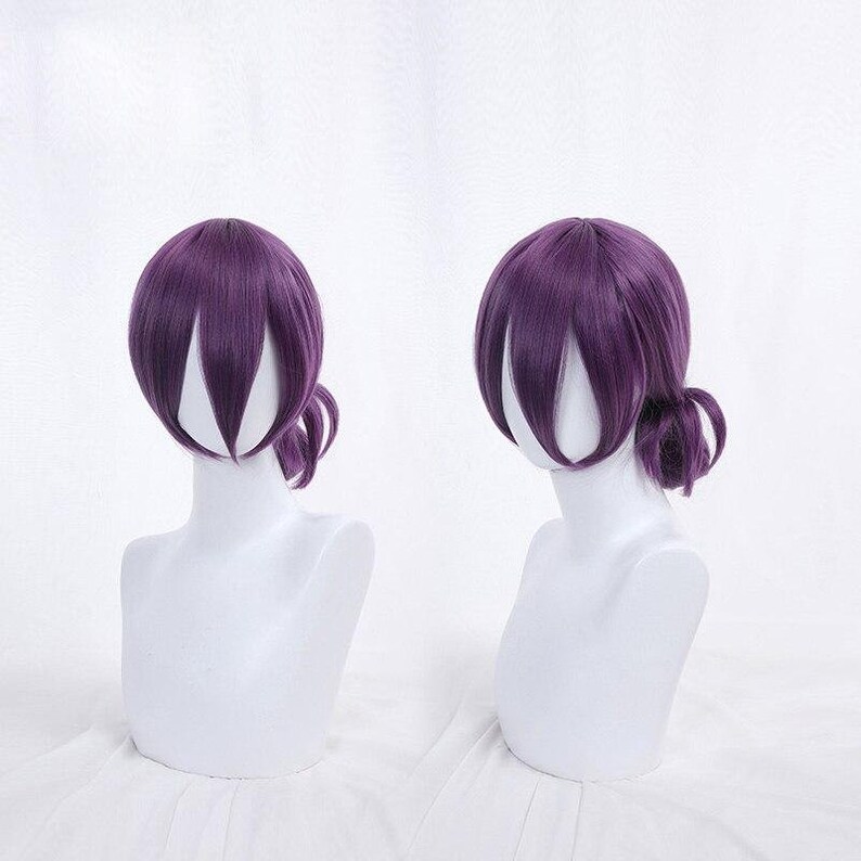 Chainsaw Man Reze Bomb Devil Purple Cosplay Wig Etsy