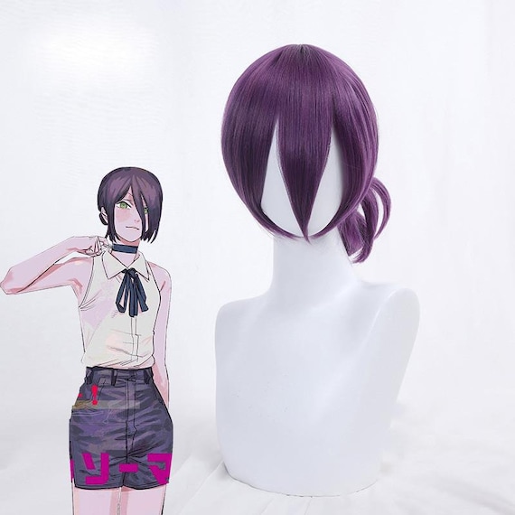 Chainsaw Man Reze Bomb Devil Purple Cosplay Wig Etsy
