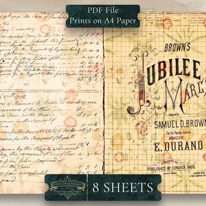 May include: A vintage sheet music cover with a floral background. The title "BROWN'S JUBILEE MARCH" is in a decorative script font. The composer is listed as "SAMUEL D. BROWN" and the arranger is "E. DURAND". The music was published by "CONOVER BROS.".
