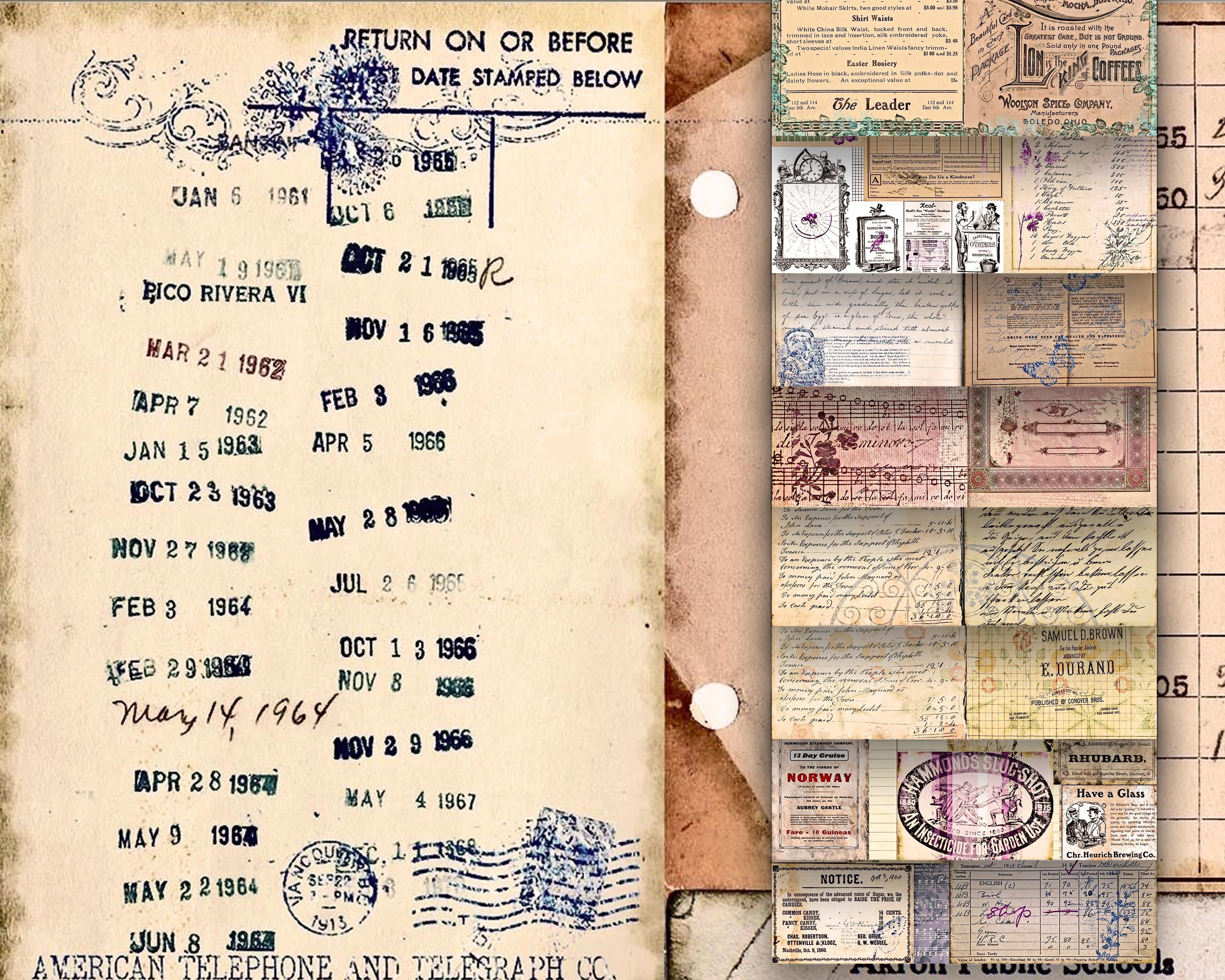 Art & Collectibles Advertisements Collectibles Vintage papers Ephemera