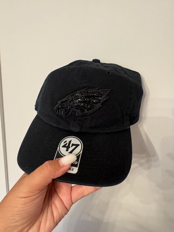 Black Rhinestone Philadelphia Eagles Hat - Etsy display picture 2