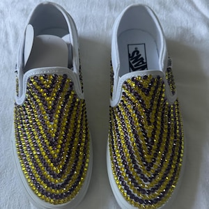 Lakers Vans Shoes Etsy