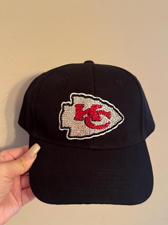 Rhinestone Kansas City Chiefs Hat - Etsy display picture 3