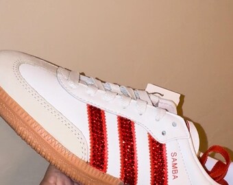 adidas gazelle silver green womens Shop Women's Red Glitter Sneakers | The Clubhouse Athens – The Clubhouse