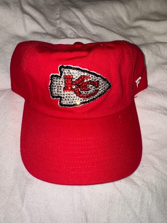 Rhinestone Kansas City Chiefs Hat - Etsy display picture 1