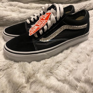 Rhinestone Stripe Canvas Vans