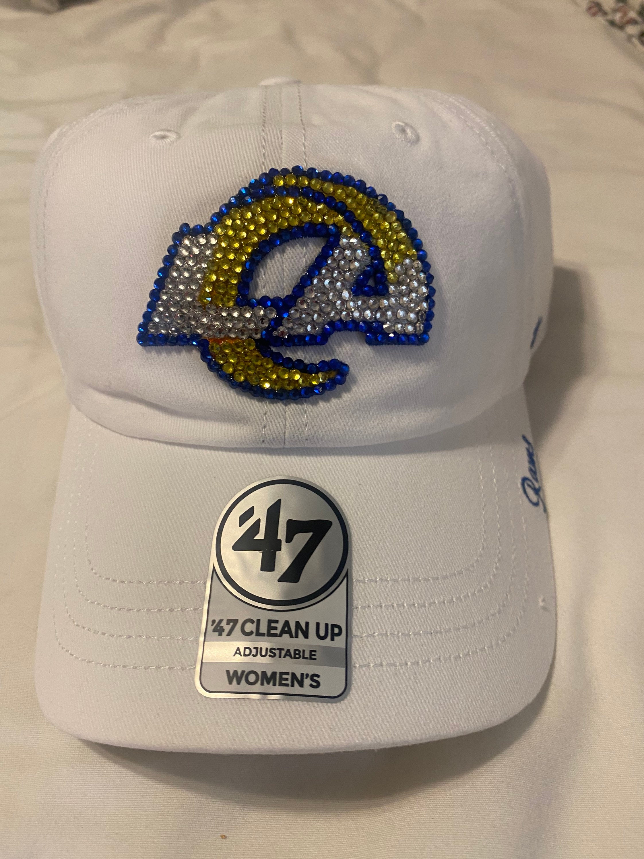Rhinestone Los Angeles Rams Hat - Etsy display picture 3