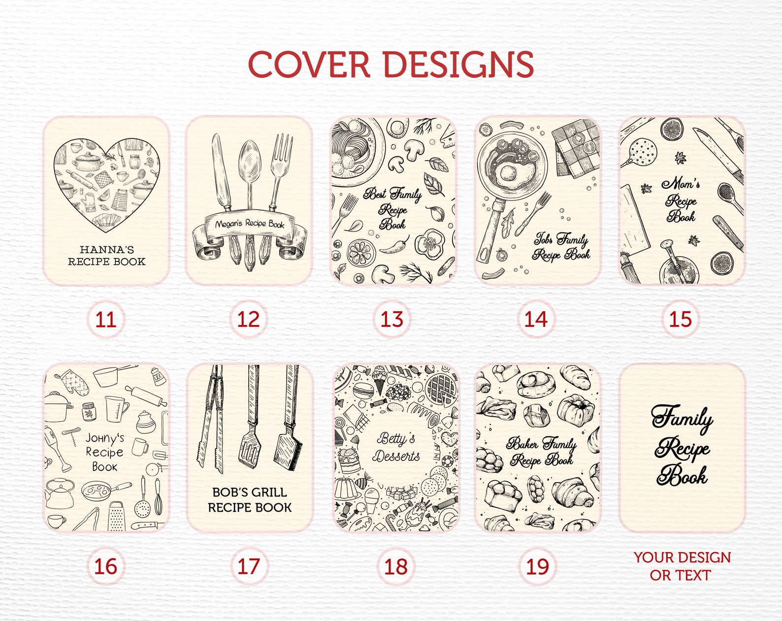 Personalized Recipe Book Bridal Shower Gift Cookbook Blank Etsy