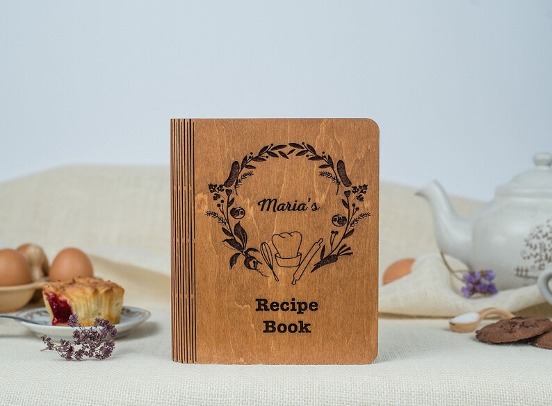 Personalized Recipe Book Bridal Shower Gift Cookbook Blank Etsy