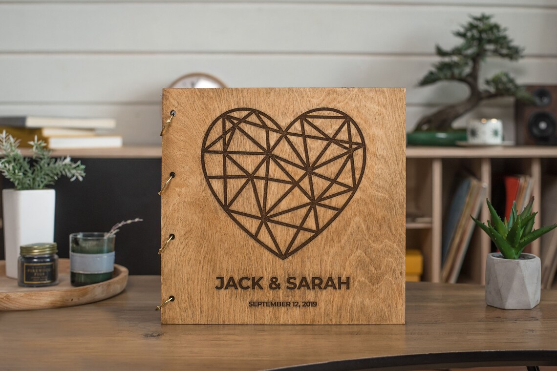 Wedding Photo Album Instax Polaroid Guest Book Bridal Shower Etsy