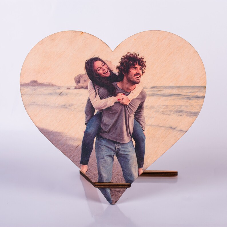 Picture frame for boyfriend photo gifts heart long distance Etsy