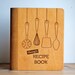 Custom Recipe Book Cookbook Personalized Blank Recipe Binder Bridal Shower Gift From Daughter For Mom Her Mothers Day 