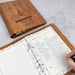 Custom Recipe Book Personalized Blank Wooden Binder 