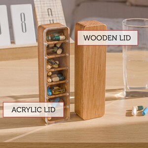 Closure: strong magnetic wooden lid or transparent acrylic lid.