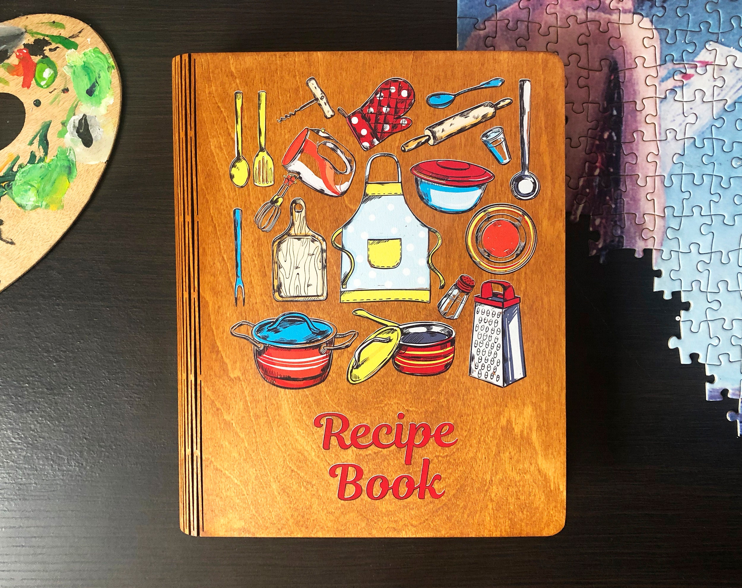 Personalized Recipe Binder Recipe Book Cookbook Food Journal Etsy