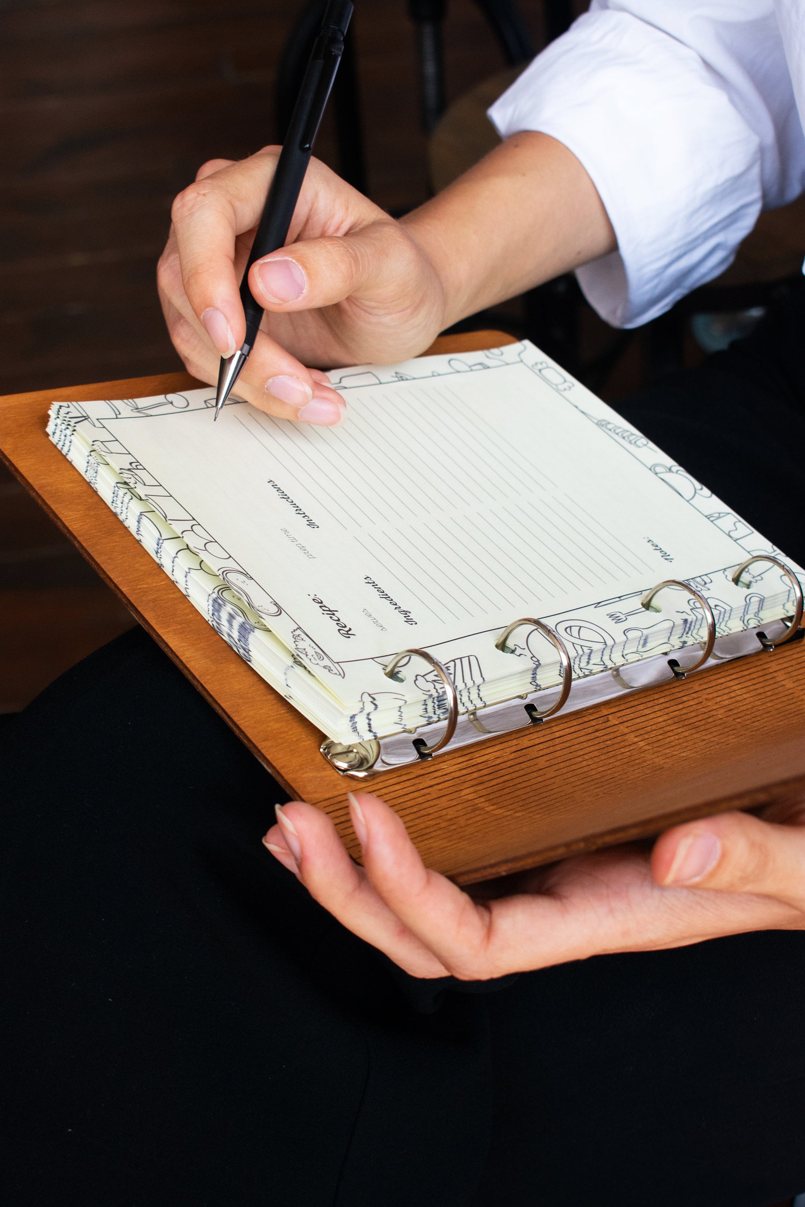 Personalized Recipe Book Cookbook Blank Recipe Binder Gift Etsy